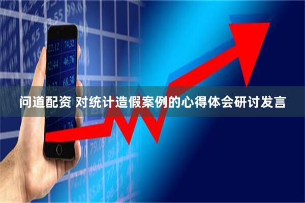 问道配资 对统计造假案例的心得体会研讨发言